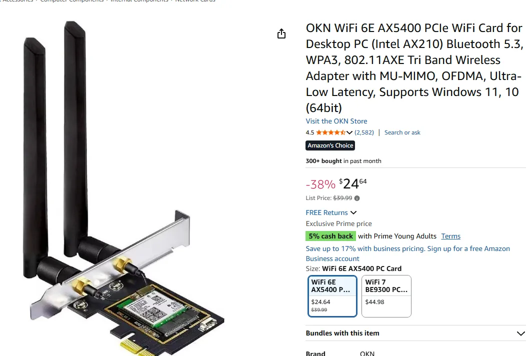 WiFi Card Purchase